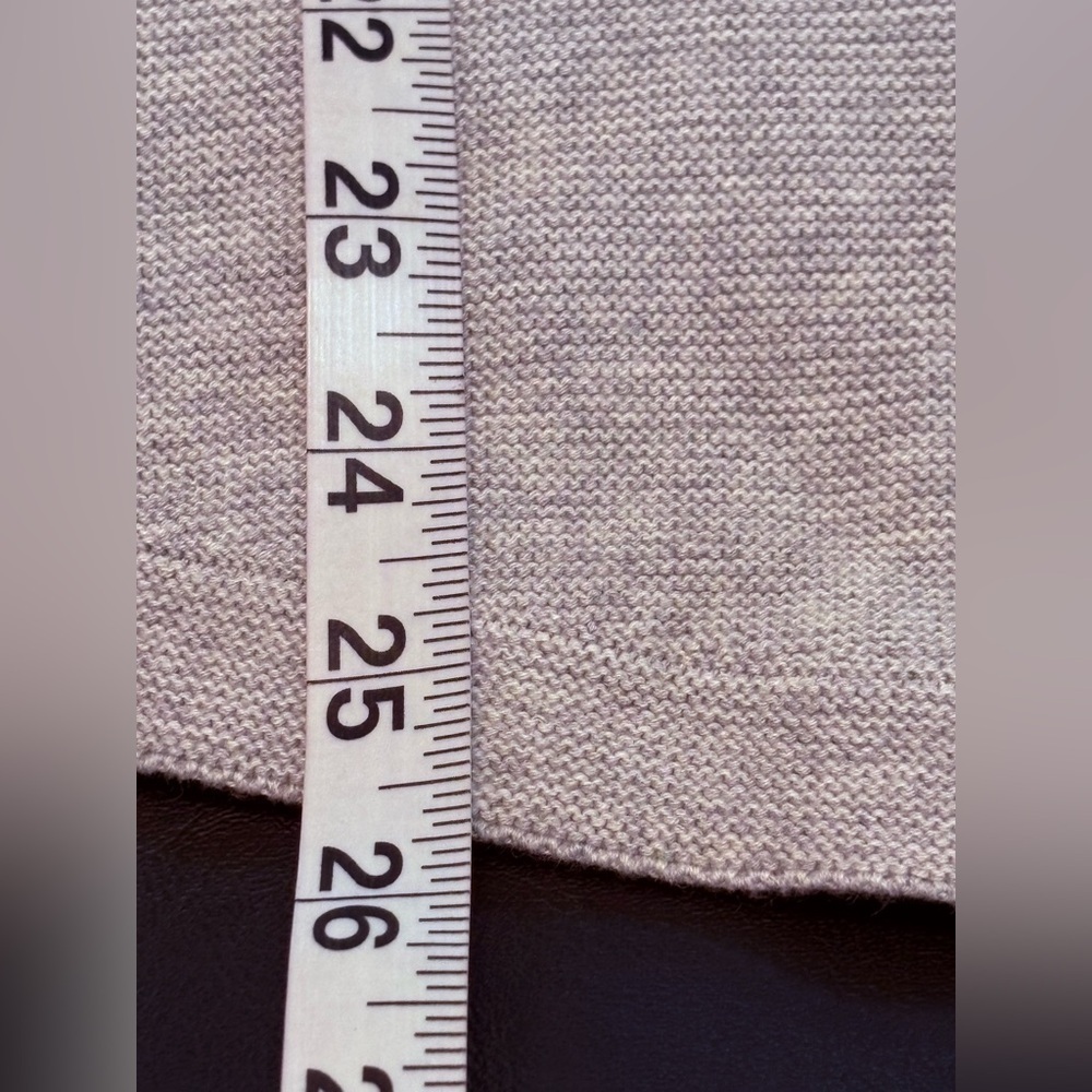 Talbots Gray Sweater Colorful Stripes Faux Buttoned Sleeve Women's Small NWT - Picture 11 of 11